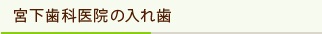 宮下歯科医院の入れ歯